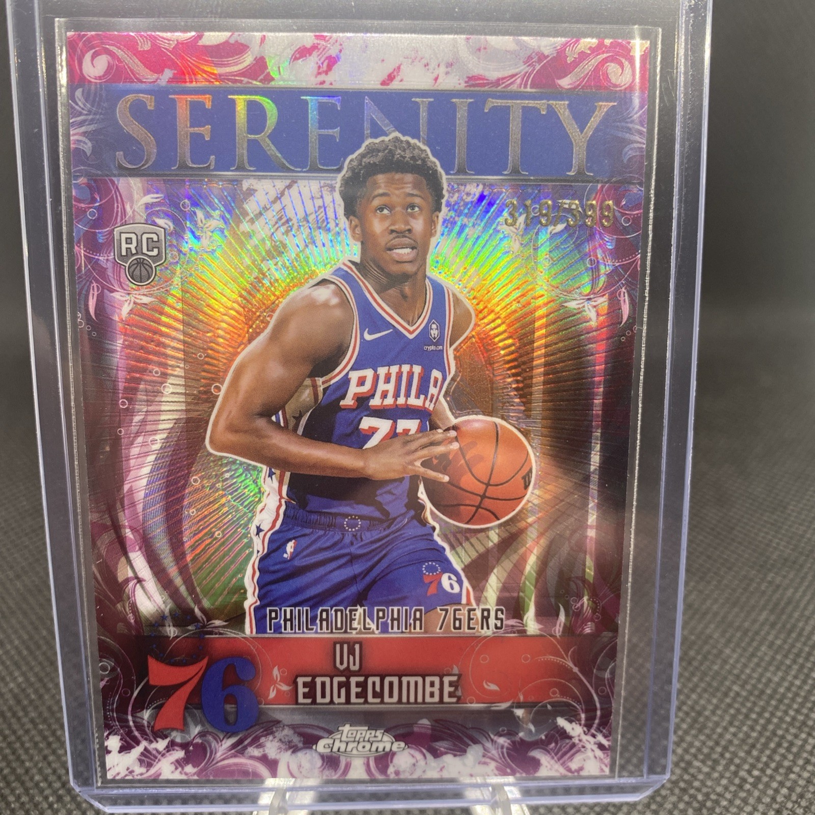 2025-2026 Topps Chrome Serenity  Magenta Refractor /399 VJ Edgecombe