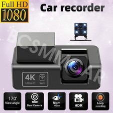 HD Car Dash Cam Recorder Dual Lens DVR Camera Video Night Vision Loop Recording