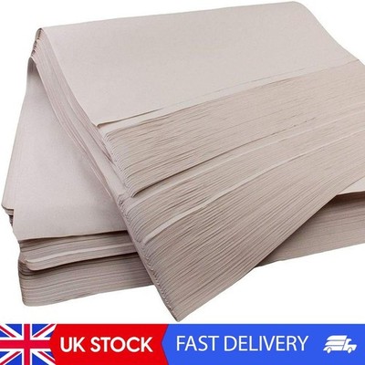 500 Blatt/10 kg Chip Shop/News Papier Zuschnitte weiß Seidenpapier Blätter -