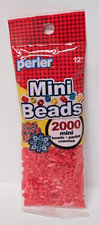 Perler Mini Beads For Kids Crafts, 2000 Pcs Pack Of 1 Red