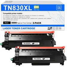 2PK TN830XL Toner Cartridges Replacement Brother 830XL TN-830 XL for HL-L2460DW