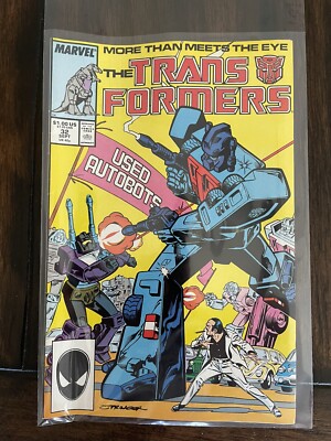 The Transformers Issue #32  Used AutoBots  (1987) Marvel Copper Age