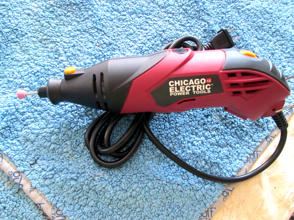 CHICAGO ELECTRIC 68696 VARIABLE SPEED CORDED ROTARY TOOL | eBay