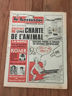 Journal le hérisson N° 1588 DU 23 AU 29 SEPTEMBRE  1976