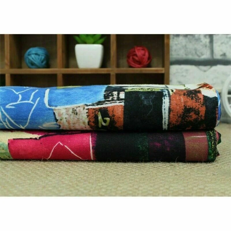 Gespleißt Patchwork Stoff Moderne Printe Polster Ethnisch Stil DIY - Bild 4 von 4