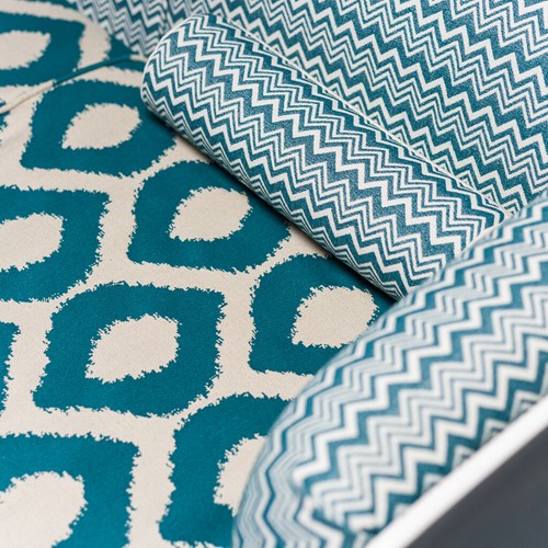 DIVANO TRE POSTI SPACE AGE VELLUTO COTONE DESIGN ANNI 70 VINTAGE MODERNARIATO - Bild 3 von 10