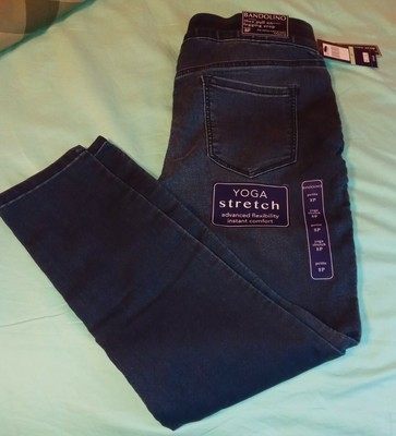 Crop Pants Leggings Denim Blue 