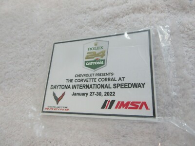 Automobile Racing Daytona International Speedway 1/27-30/22  , Metal Sign 4''X3''