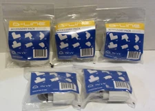 D-Line White Plastic Raceway Coupling Kit - Lot of 5 Packs - NEW