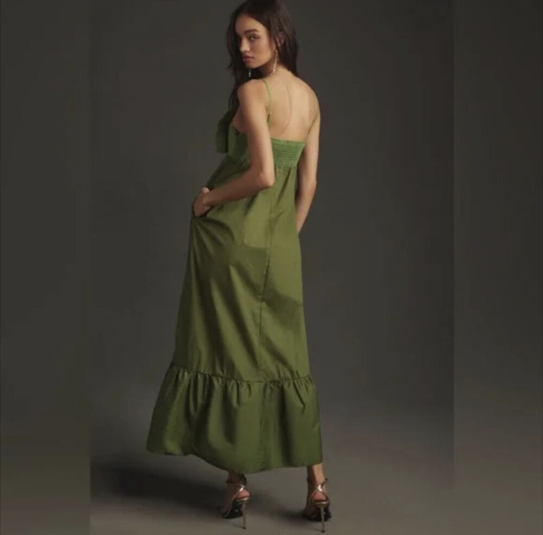 anthropologie bow tie maxi dress Anthropologie Hutch Bow-Tie Maxi Dress