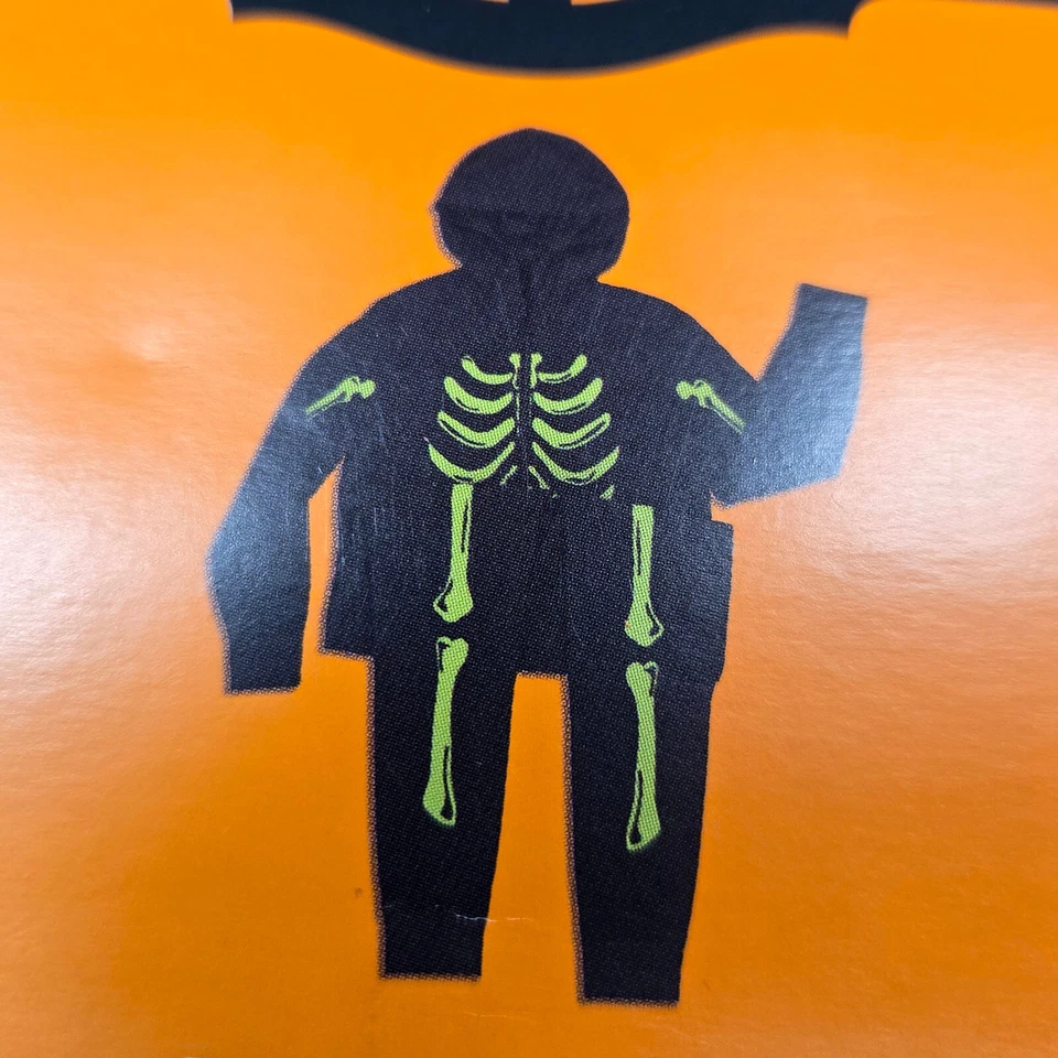 Hyde & Eek Halloween Women’s Glow-In-The-Dark Skeleton Pajamas PJs Suit Medium - Image 3 of 4