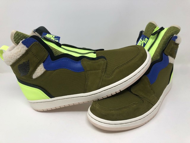 NEW women's nike air Jordan 1 High ZIP up MULTICOLOR size 11 AV3723 300 | eBay