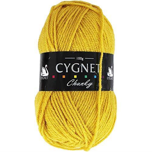 Cygnet Ovillo de Lana Gruesa 100g 100% Acrílico 686 Dorado - Imagen 1 de 6