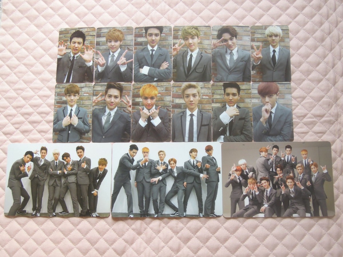 EXO 1st Album Repackage Growl Photocard Set K-POP SM TYPE A *READ