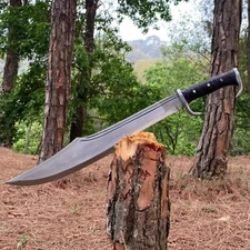 CUSTOM HANDMADE D2 TOOL STEEL HUNTING MACHETE KNIFE COMBAT KNIFE SURVIVAL KNIFE