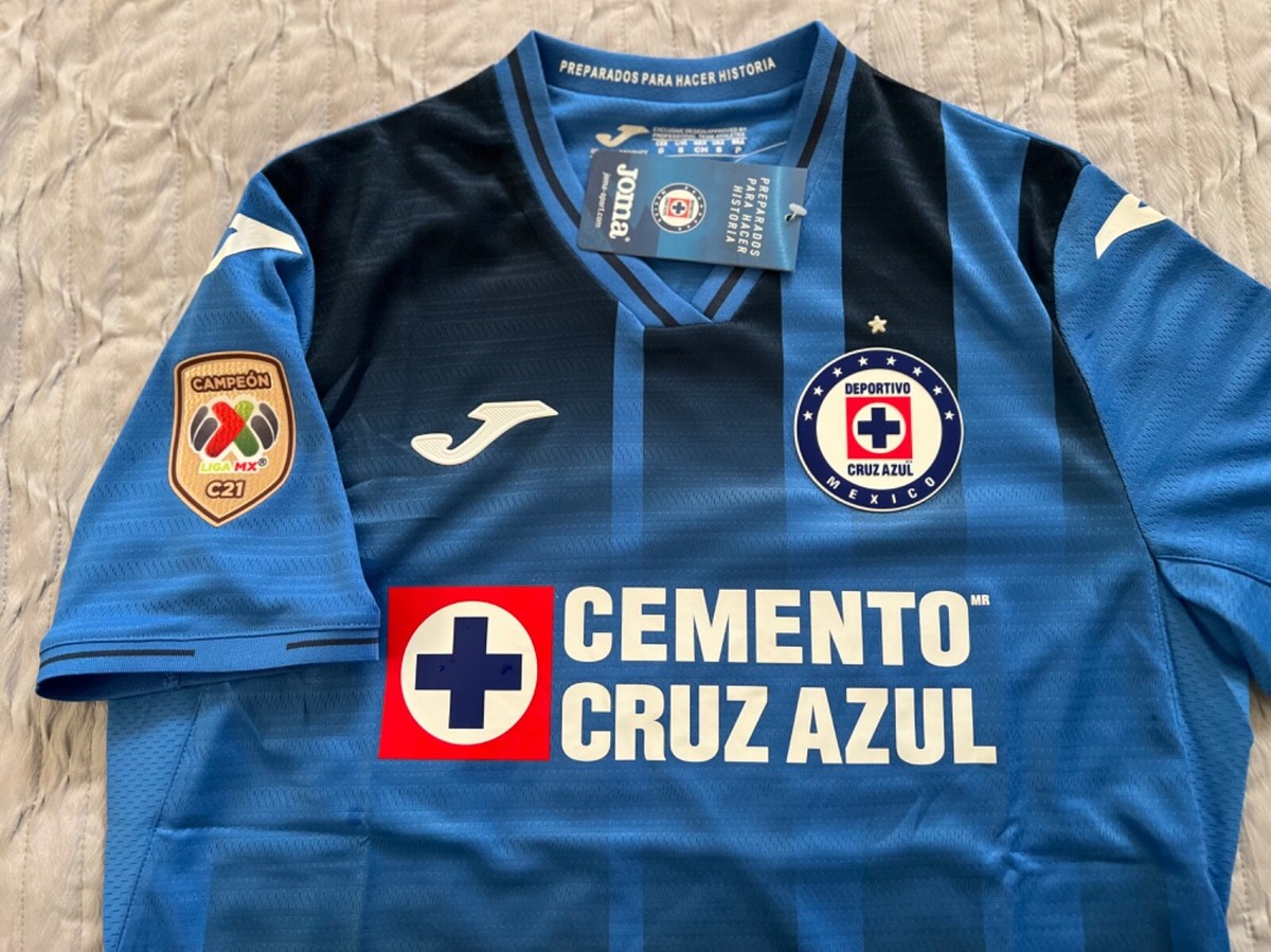 Liga Mx Playera Joma Campeon Cruz Azul Joma CRUZ AZUL Home MEN'S