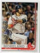 Mitch Moreland 2019 Topps Series 1 Baseball Base Common #262 Boston Red Sox