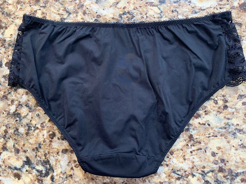 WACOAL 845166 BRAGAS CORTAS NEGRAS TODO VESTIDO SEMI TRANSPARENTE SATINADO ESPALDA NIÑO PEQUEÑAS Foto 4 de 4