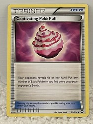 Captivating Poke Puff 99/114 XY Steam Siege Uncommon Trainer