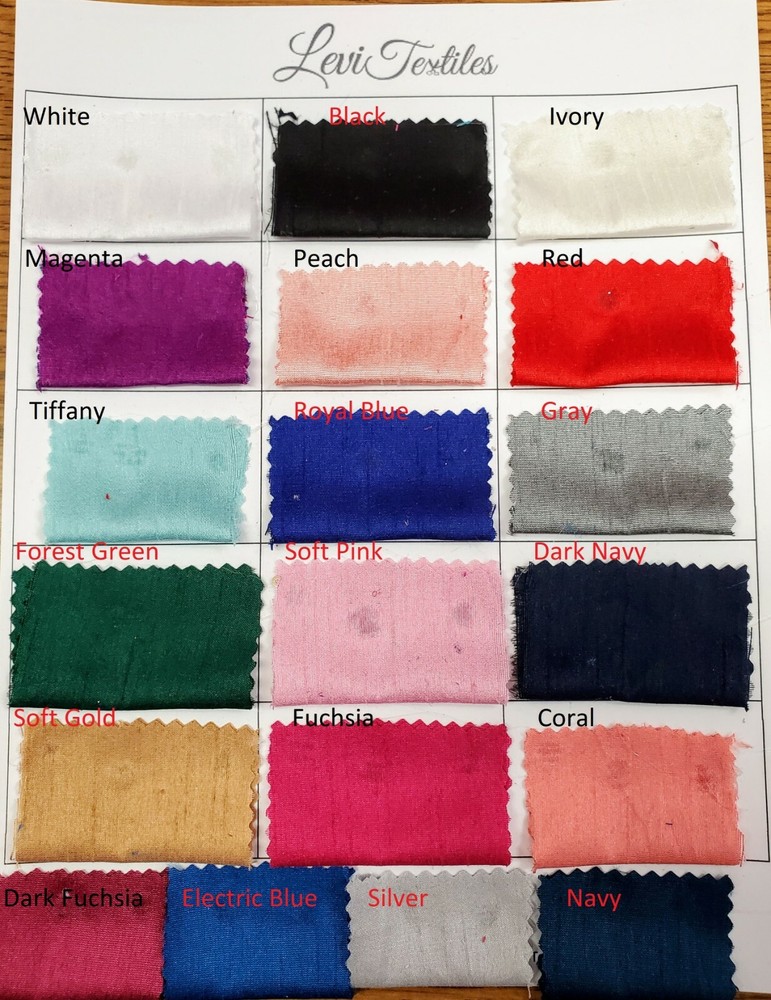 Imitation Raw Silk Dupioni Fabric - 58/60