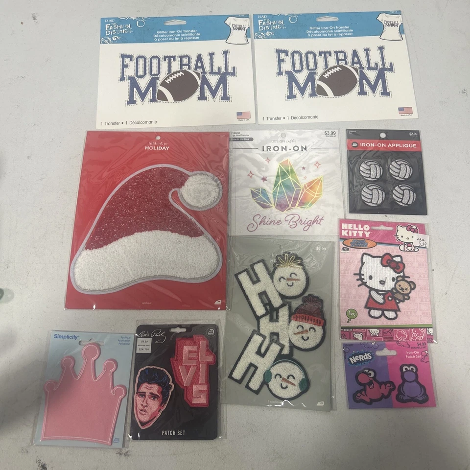 150 Iron On Applicants Huge Mixed Patch Lot, New, Sew-On & Iron-On - Image 2 of 4