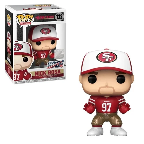 NFL 49ers Nick Bosa (Home Jersey) Funko Pop! Vinyl Figure #132