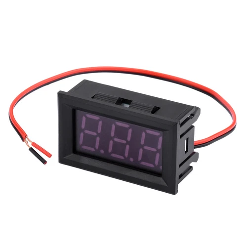 LED Digital Voltage Volt Meter Display Voltmeter DC 12V~24V For Motorcycle Car