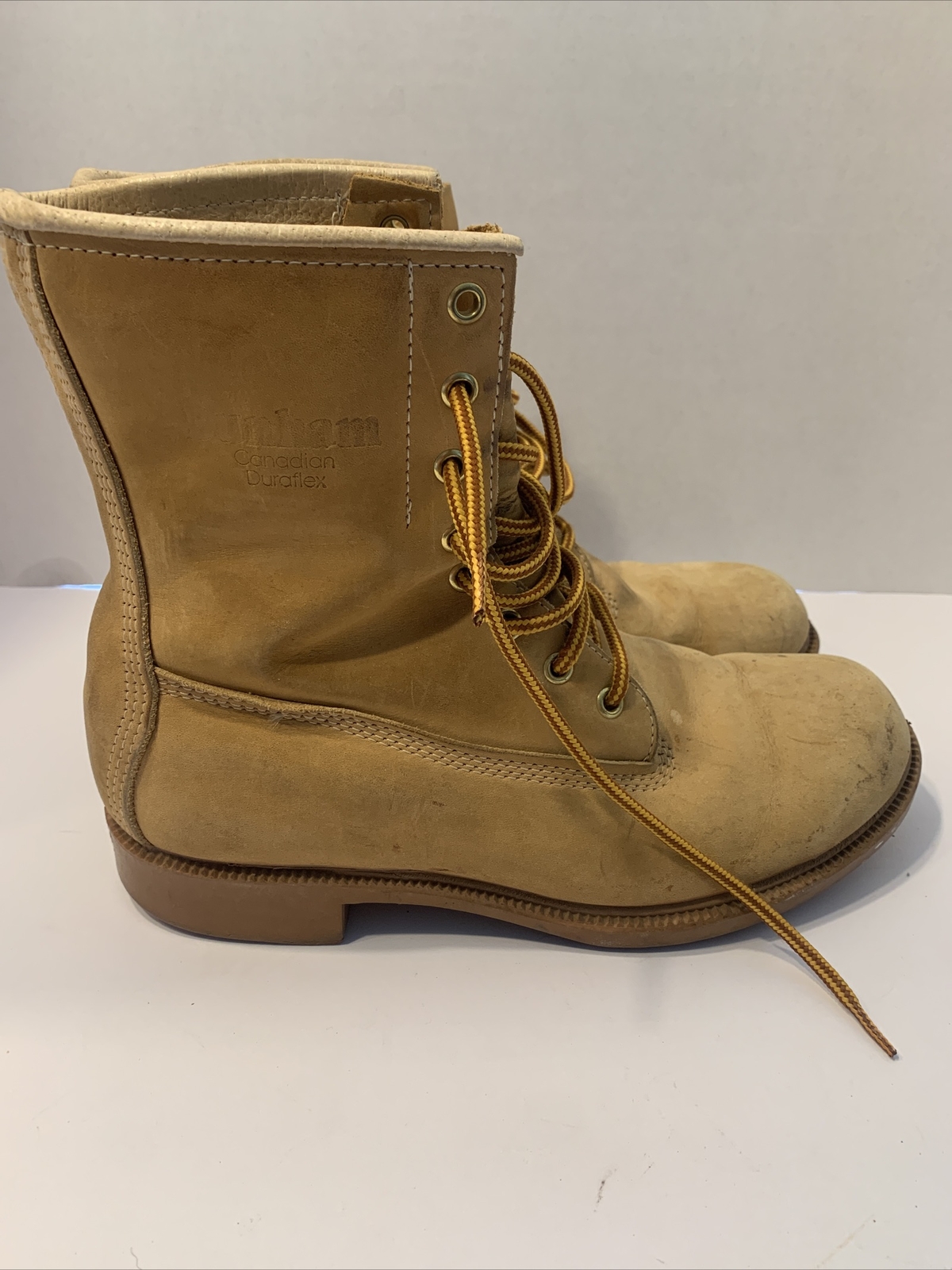 Dunham Duraflex Tan Work Boots 