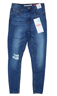 Celebrity Pink The Spice Skinny Fit High Rise Women's Distressed Denim Jeans NWT