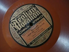 AEOLIAN VOCALION 14083 HENRY BURR BLUE DIAMONDS 78 RECORD RED COLOR BURR & MEYER