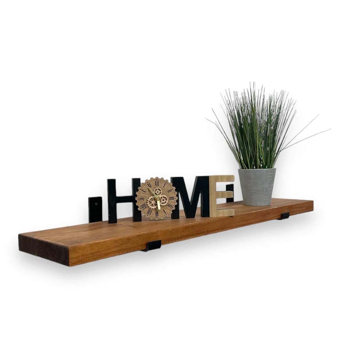 Espresso on sale wood shelves