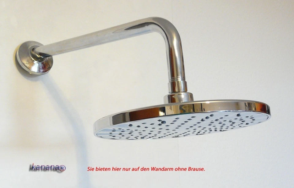 40cm Bras Axial Console Murale Métal Chromé pour Pomme de Douche (arm40cm) - Photo 4/4