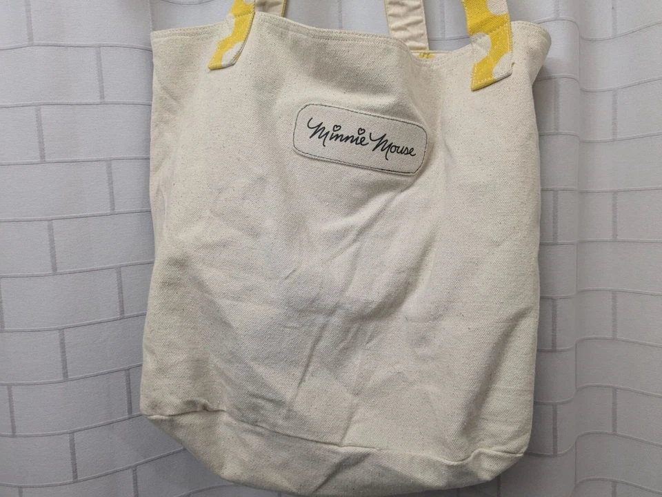 Bolso de Mano Disney Loungefly Minnie Mouse Lona Cinta Amarilla con Defecto Foto 2 de 4