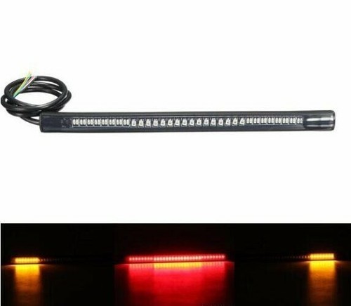 ๐ฎ๐น FARO POST. STOP 48 LED STRISCIA FRECCE INTEGRATE MOTO CAFE RACER CUSTOM - Picture 8 of 8