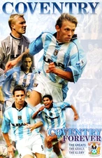 Coventry City FC COVENTRY FOREVER Vintage 2000 Premier League 22x35 POSTER