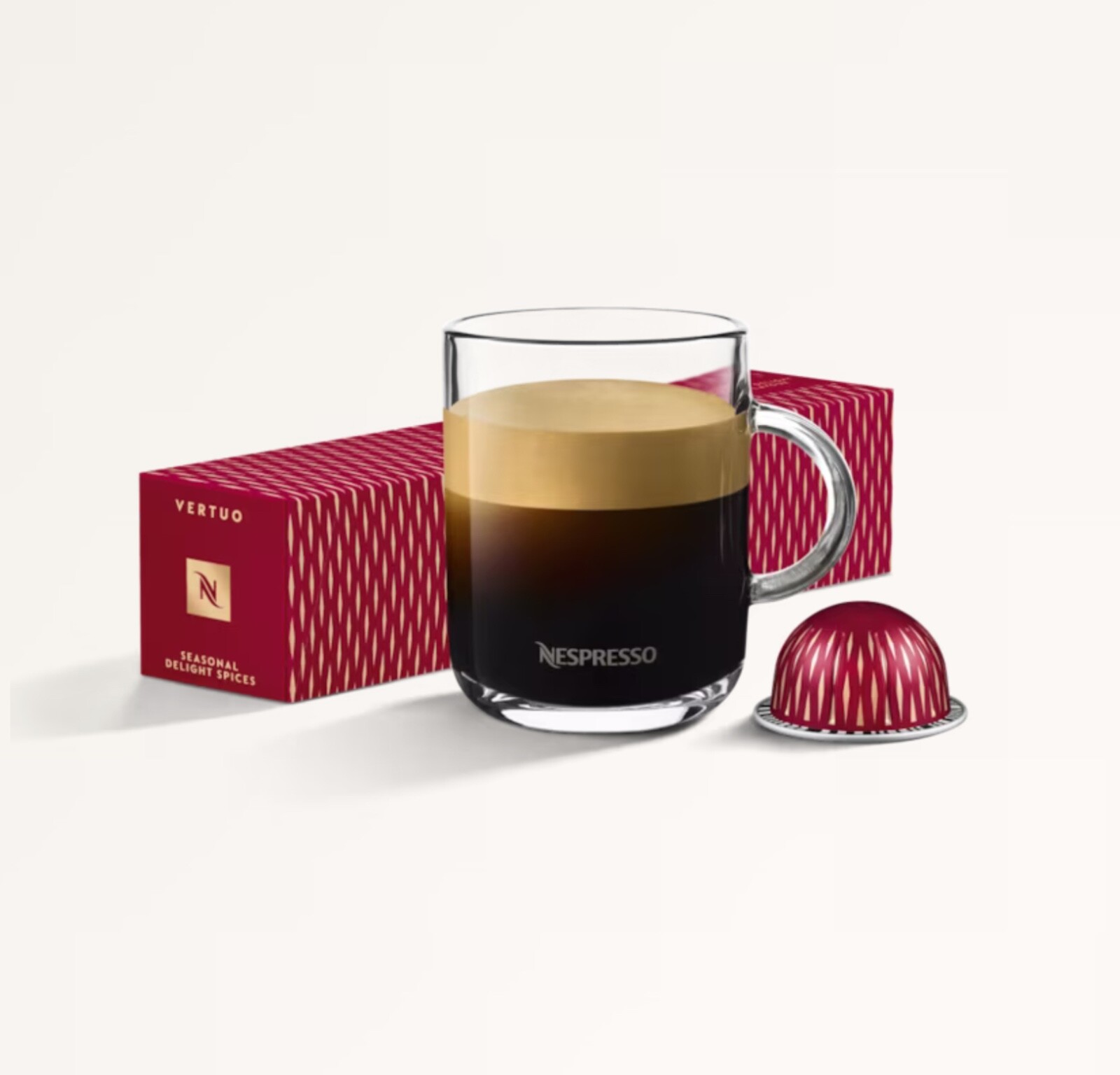 Nespresso Vertuo Christmas 2 pack gift frosted caramel nut and