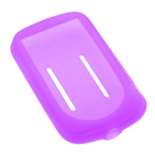 Recubrimiento de silicona púrpura para Sansa Fuze Plus + estuche fusible MP3 + soporte de cubierta Foto 2 de 2