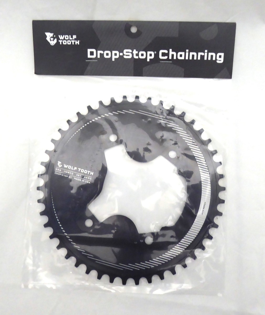 パーツ wolftooth 46t bcd 110 Wolf Tooth Aero 110 Asymmetric BCD Chainring - 46t 110 Asymmetric