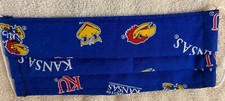UNIVERSITY OF KANSAS COTTON FABRIC FACE MASK Jayhawks Three Layers