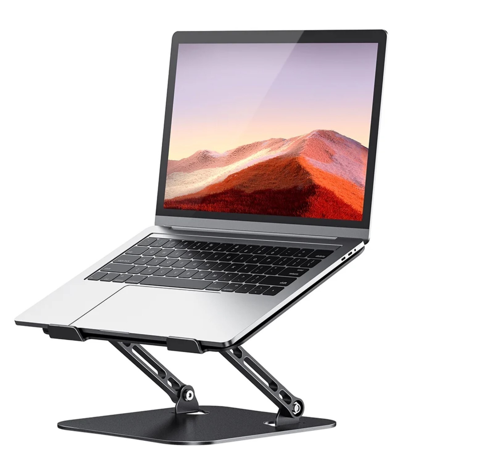 Adjustable Foldable Laptop Stand for Desk Fits 10 to 16 Inch Computers  -image