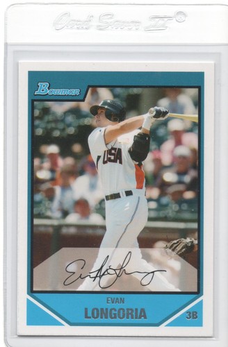 Evan Longoria #BDPP99 2007 Bowman Chrome Draft Picks & Prospects card