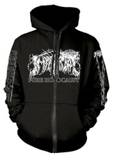 Immortal Pure Holocaust Black Zip Up Hoodie NEW OFFICIAL