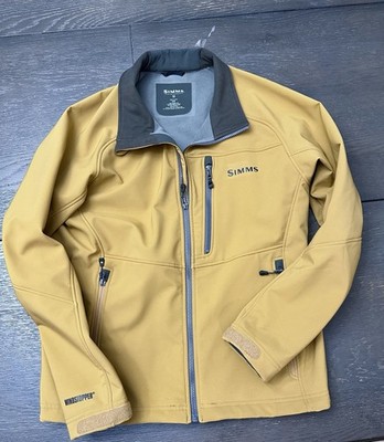 Simms Windstopper Soft Shell Jacket Mens Medium Fishing Fleece Zip Outdoor