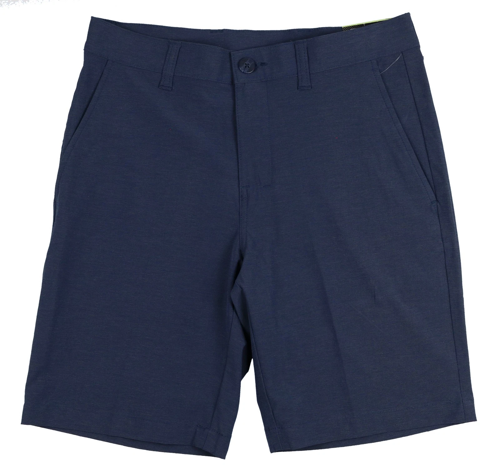 PGA TOUR Flat Front Horizontal Textured 9" Golf Shorts sz 30 Navy Blue Heather