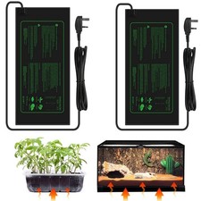 2x Seedling Heat Mat Seed Starter Pad Germination Propagation Heating Pad Animal