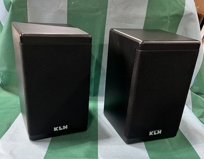 KLH 9900  Small Bookshelf or Surround Speakers 8 5/8''x5 5/8''x5 1/4'' Matte Black