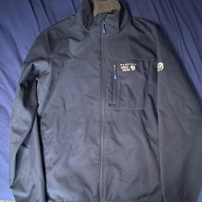 Mountain Hardwear Men's Polartec Full-Zip Jacket Blue L Hiking Activewear