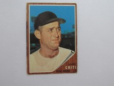 Old Baseball Card - 1962 Topps - 253 Harry Chiti - VG
