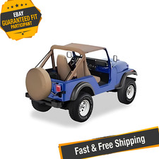 Bestop 52507-04 Tan Traditional Bikini Top For 1976-1983 Jeep Cj5