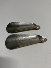 Bostonians Vintage Small Metal Silver Shoe Horn 3 1/2" Advertising Shoes For Men